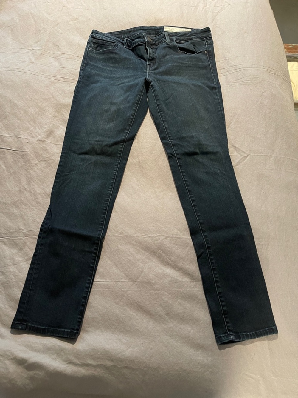 Treasure & Bond Dark Blue Straight Leg Jeans